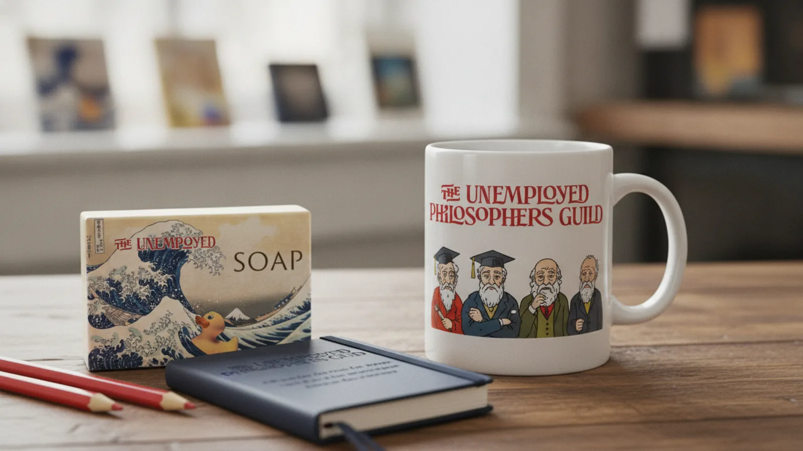 Unemployed Philosophers Guild detail comparison image